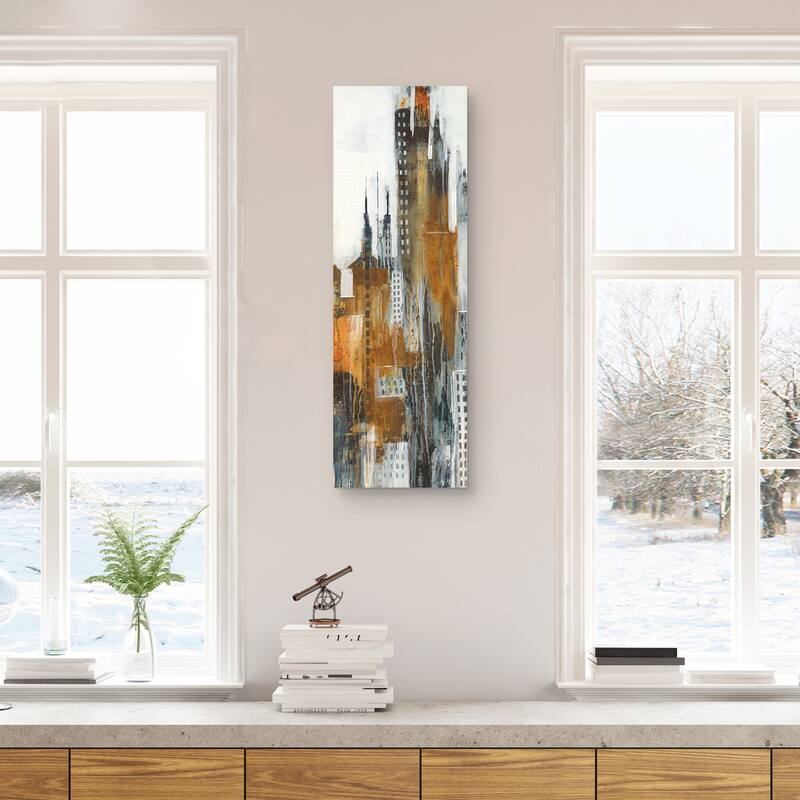 Golden Metro I Canvas Art Print