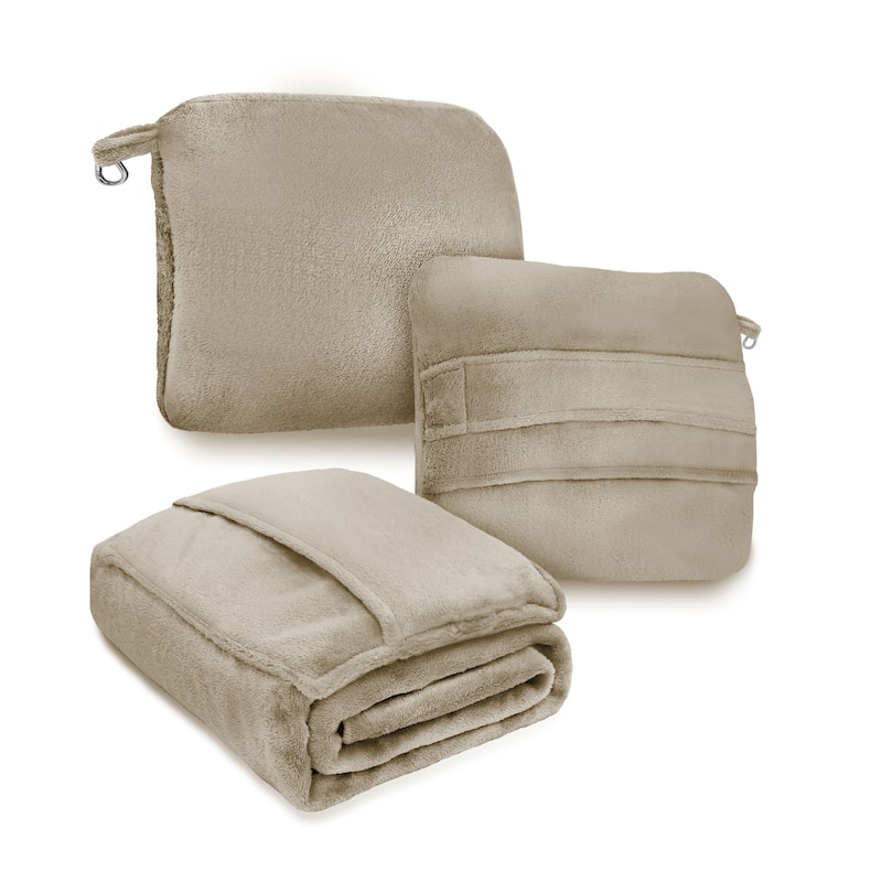 4 in 1 Cozy Practical Travel Throw