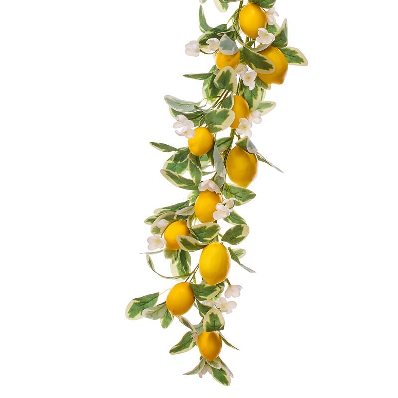 48" Lemon With Blossom Garland
