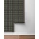 preview thumbnail 21 of 20, Harry & Grace Herringbone Plaid Premium Matte Non-Woven Peel and Stick Wallpaper