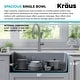preview thumbnail 60 of 122, KRAUS Bellucci Workstation Undermount Granite Composite Kitchen Sink