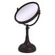 preview thumbnail 4 of 15, Allied Brass Height Adjustable 8 Inch Vanity Top Make-Up Mirror 3X Magnification Antique Bronze