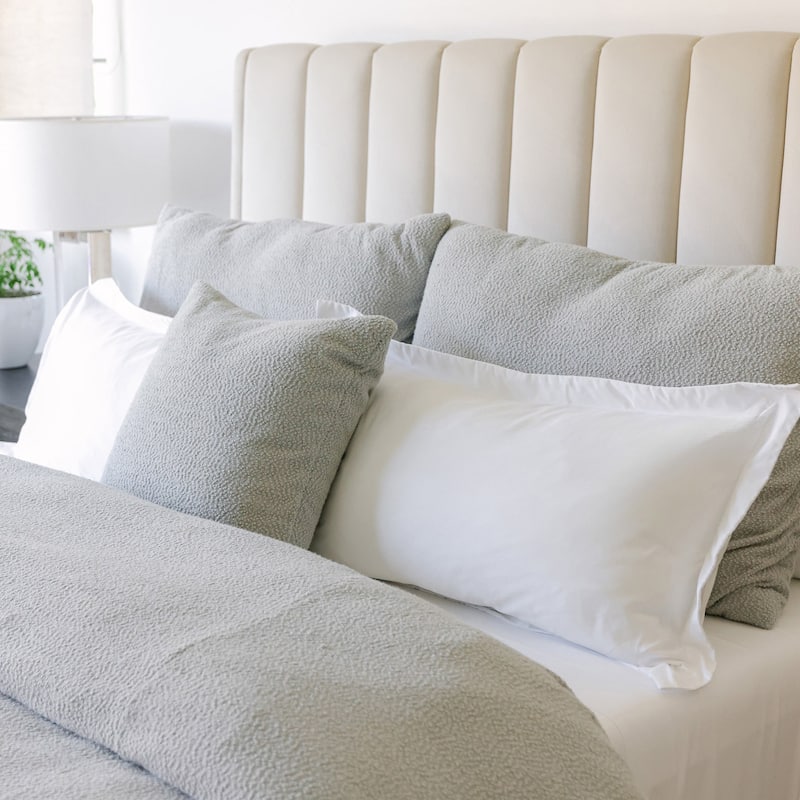 Jennifer Adams Oversized Boucle Resort Lounger Pillow 28x36" - 28" x 36" - Silver
