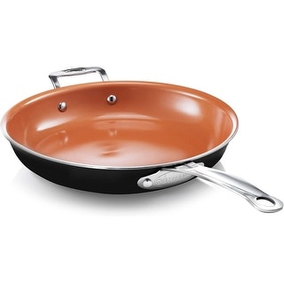 Gotham Steel Diamond Nonstick Frying Pan 12" with Helper Handle