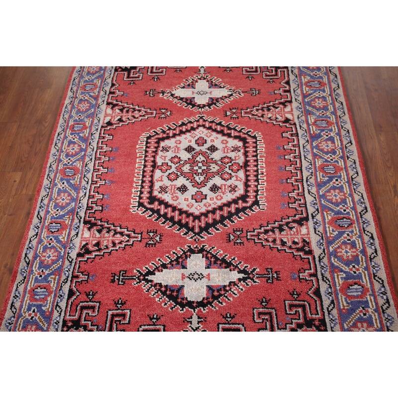 Viss Indian Area Rug Handmade Wool Carpet - 4'0"x 6'0"