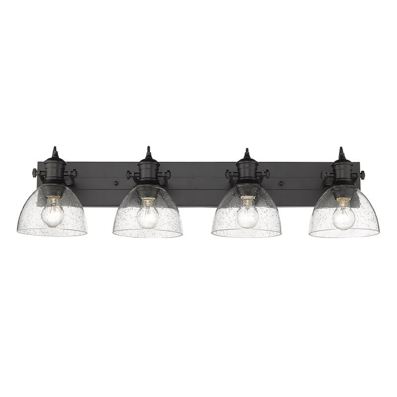 Hines BLK 4 Light Bath Vanity - Matte Black