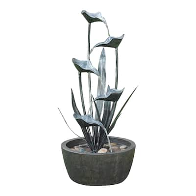 Multilevel Cascading Outdoor Garden Plant Fountain - 35.5"