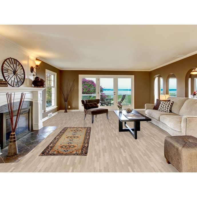 Light Blue Heriz Serapi Indian Runner Rug Handmade Wool Carpet - 2'8" x 7'10"