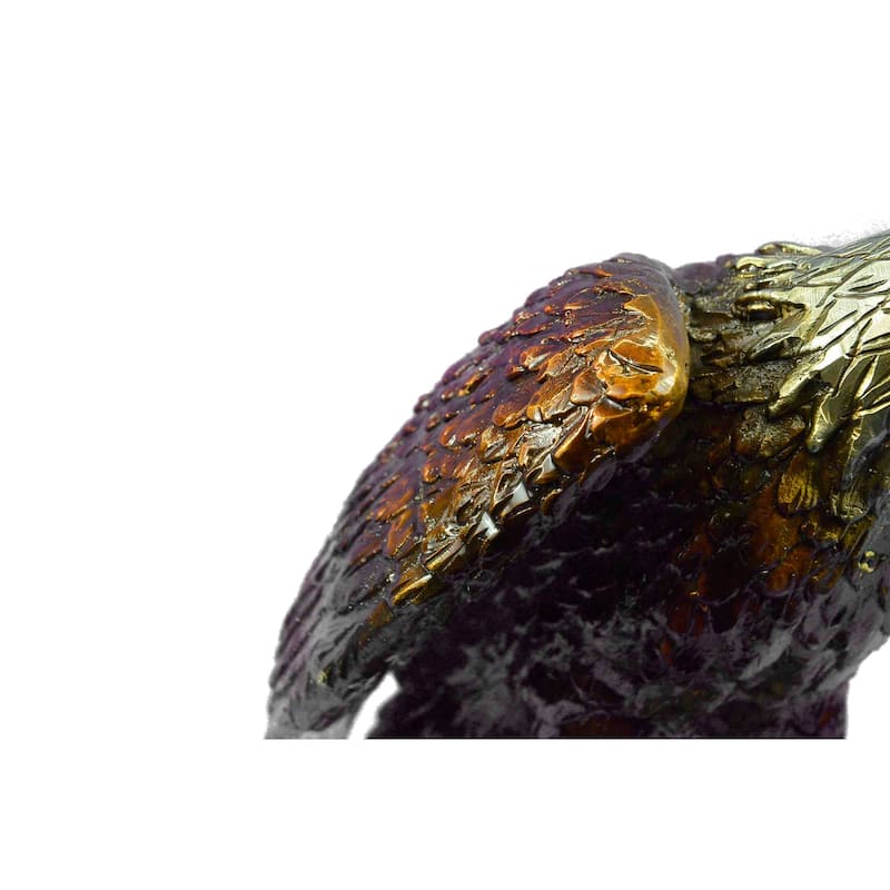 Bald Eagle Bronze Sculpture,Finest European Casting Statue Home Decor Sale