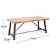 preview thumbnail 7 of 19, Torrens Outdoor Wicker/ Acacia Wood 7-piece Dining Set by Christopher Knight Home