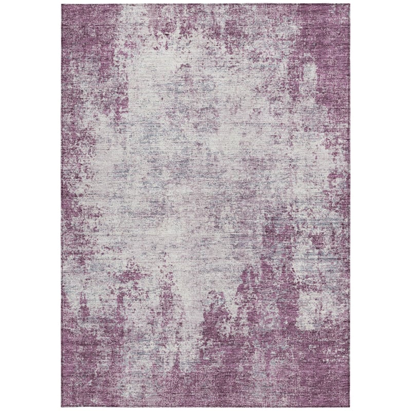 HomeRoots Abstract Transitional Rectangle Outdoor Rug