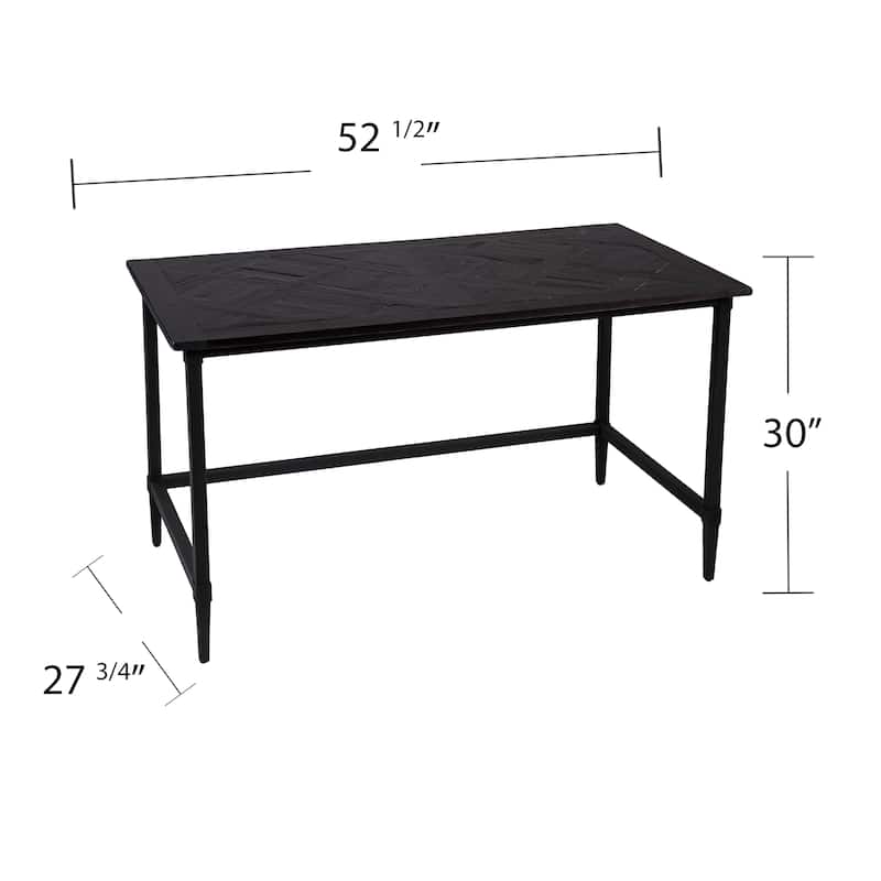 SEI Furniture Lawrence Modern Farmhouse Reclaimed Wood Desk