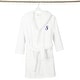 preview thumbnail 61 of 100, Sweet Kids 100% Polyester SUPER PLUSH Double Brushed Hooded Bathrobe with Navy Script Monogram