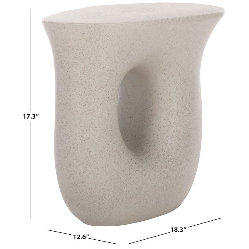 SAFAVIEH Irelyn Accent Table (Fully Assembled) - 18"W x 13"D x 17"H