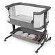 preview thumbnail 3 of 19, Costway Baby Bassinet Bedside Sleeper with 6-Level Adjustable Height - See Details Grey