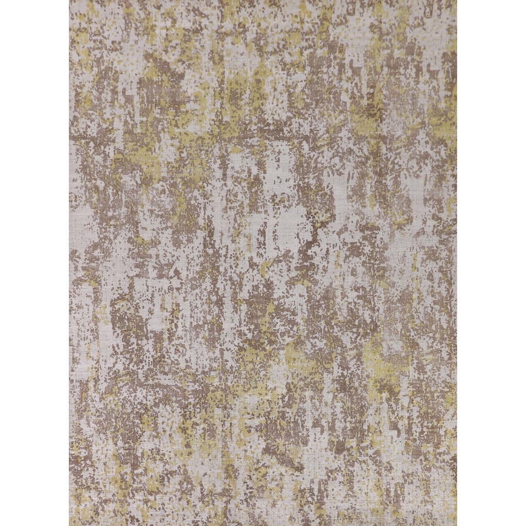 Multi-Color Modern / Abstract Area Rug Handmade Wool Carpet - 8'1"x 9'9"