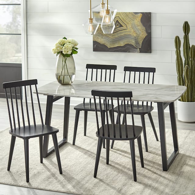 Lifestorey Lowry Solid Wood Dining Chairs (Set of 2)