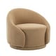 preview thumbnail 55 of 80, 34" Wide 2 Set Velvet/ Boucle Barrel Swivel Chair