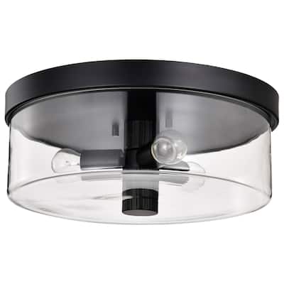 Nuvo Lighting 60/8065 Clarksville 3 Light 15" Wide Flush Mount Drum