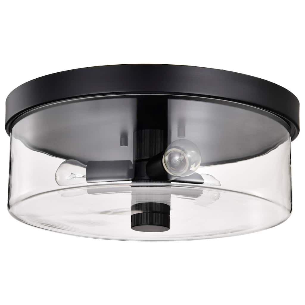 Nuvo Lighting 60/8065 Clarksville 3 Light 15" Wide Flush Mount Drum