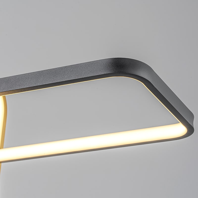 Modern LED Linear Chandelier Kitchen Island Lights for Dining Room - W34.25"