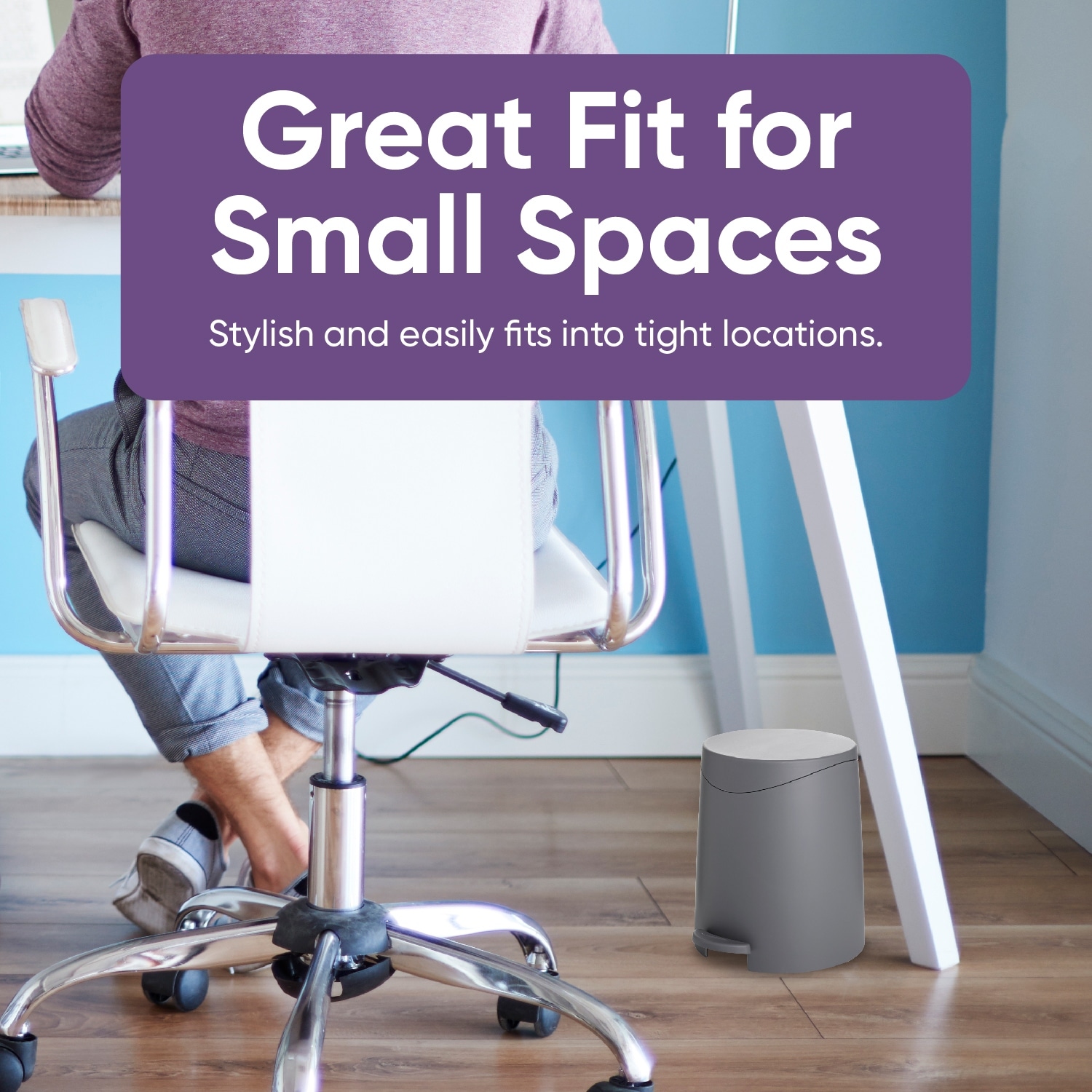 Superio Mini 3 L Step-on Trash Can - N/A-image