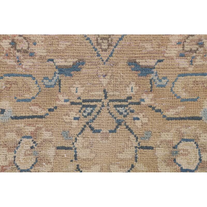 Sarouk Persian Vintage Runner Rug Hand-Knotted Wool Carpet - 3'1" x 8'11"