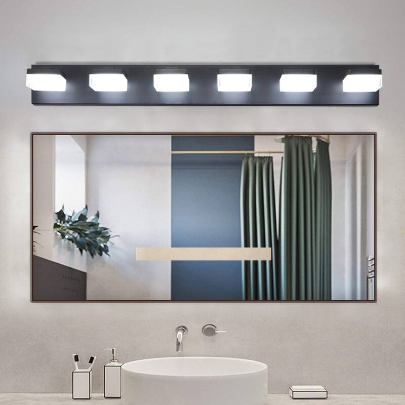 Modern 6-Light LED Vanity Mirror Light Fixture For Bathrooms And Makeup Tables