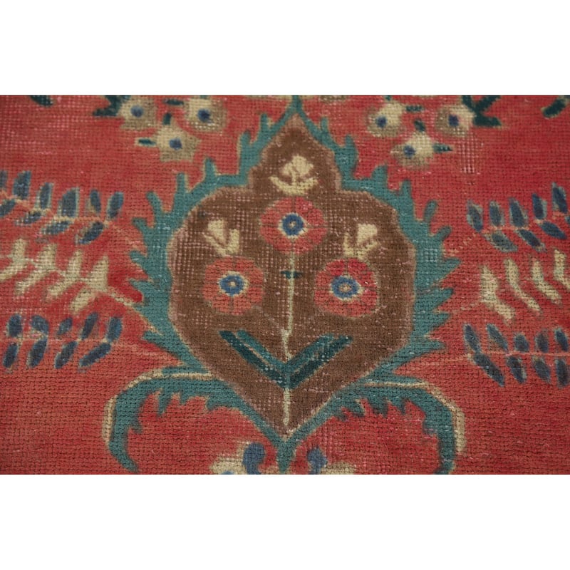 Tabriz Persian Area Rug Living Room Hand-Knotted Wool Carpet - 9'9"x 12'4"