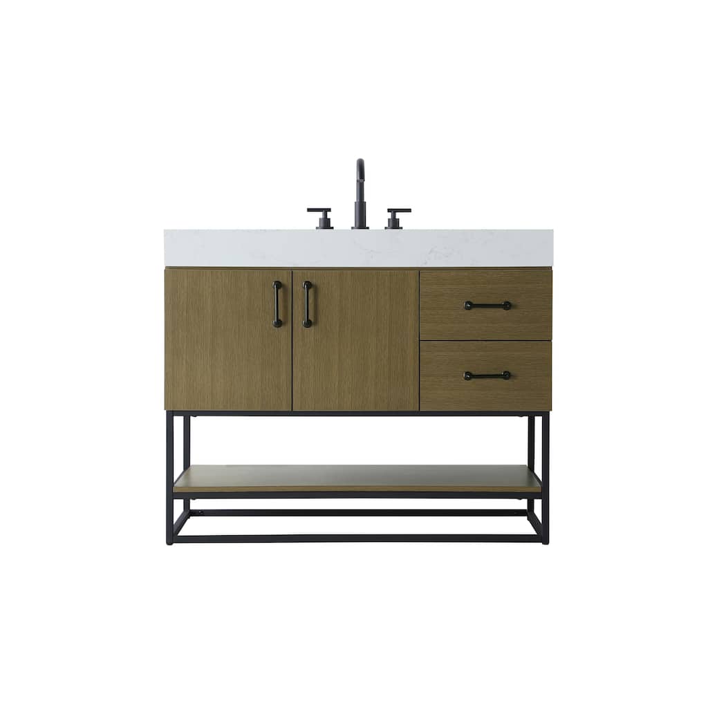 Elegant Lighting VF29242 Caroline 42" Free Standing Single Basin