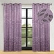 preview thumbnail 114 of 124, Superior Leaves Machine Washable Room Darkening Grommet Blackout Curtains, Set of 2 70" x 84" - Wisteria