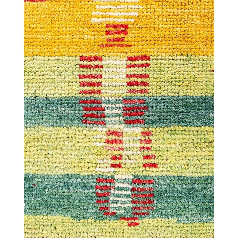 Contemporary Overdyed Wool Hand Knotted Area Rug - 8' 2" x 10' 1"
