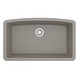 preview thumbnail 42 of 65, Karran Undermount Quartz 32 in. Single Bowl Kitchen Sink Kit