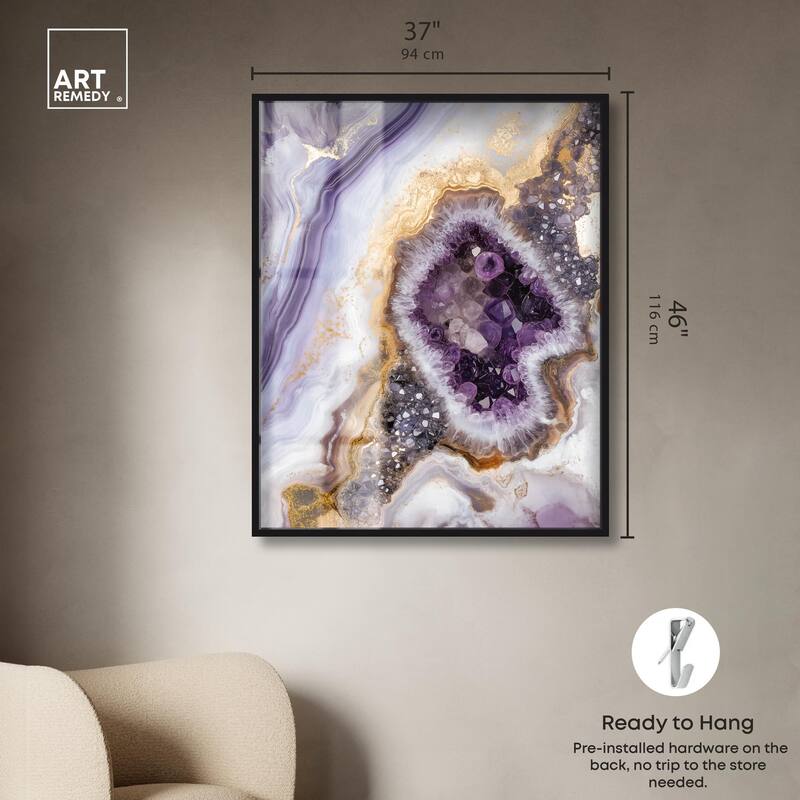 Amethystine Dream II Shadowbox by Art Remedy