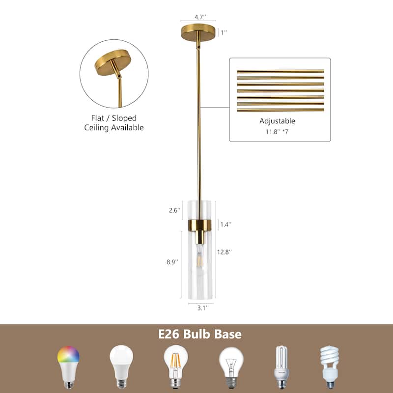 1-light Single Pendant Light