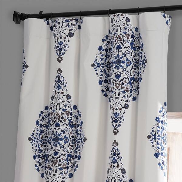 Exclusive Fabrics Kerala Printed Cotton Hotel Blackout Curtain (1 Panel