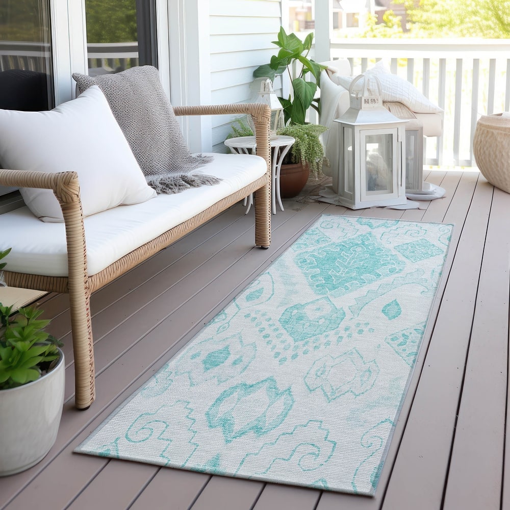 Machine Washable Indoor/ Outdoor Chantille Global Boho Rug