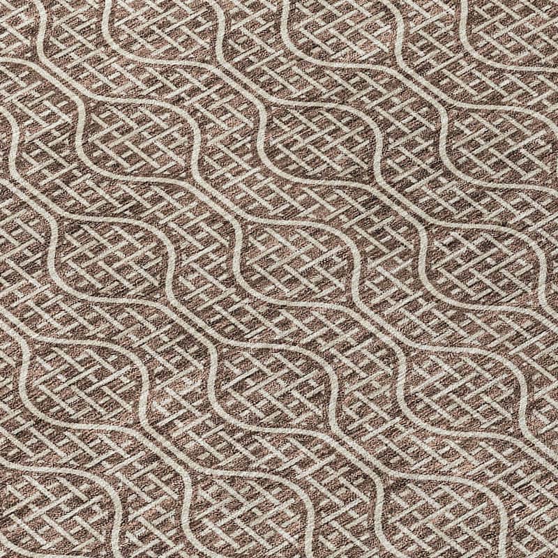 HomeRoots Geometric Transitional Rectangle Outdoor Rug