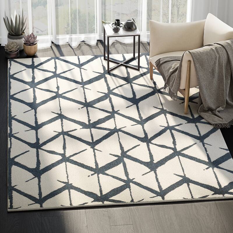 Modern Indoor Abstract Laguna Rug