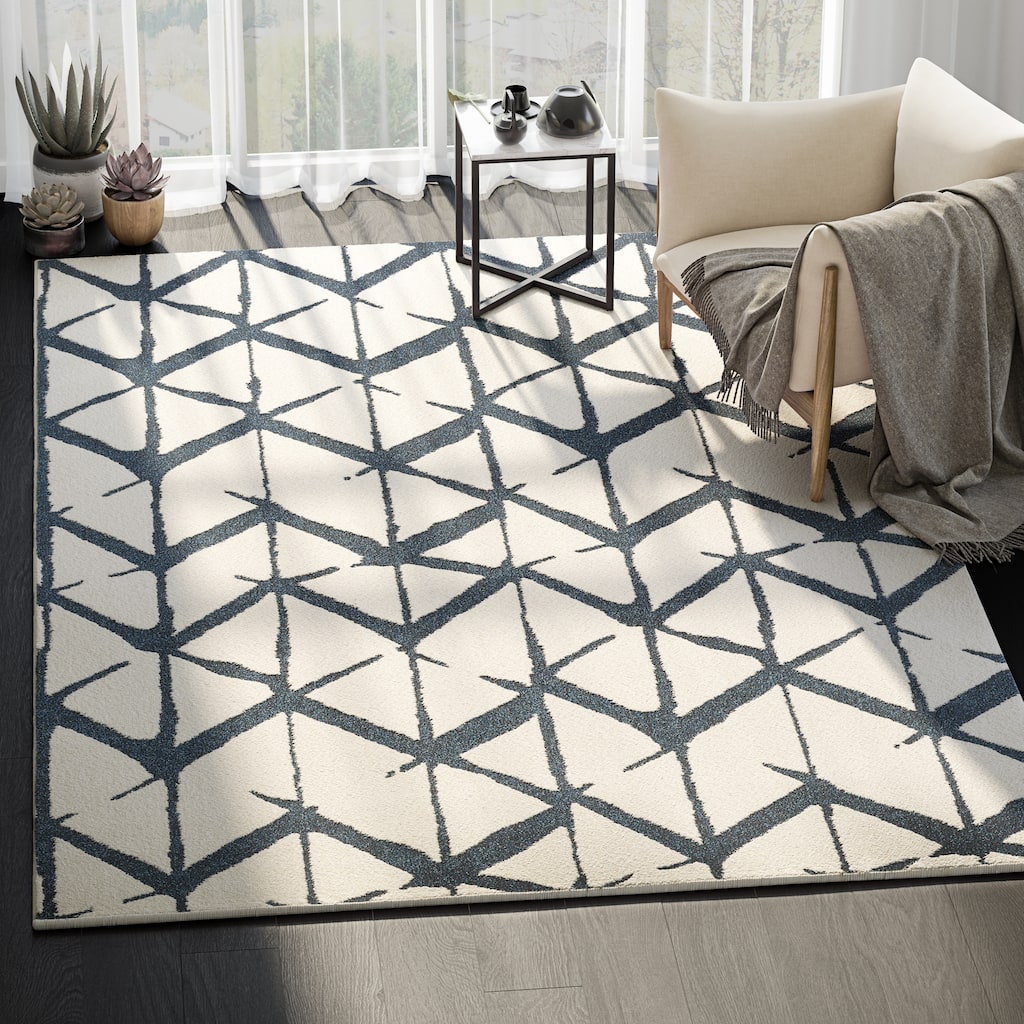 Modern Indoor Abstract Laguna Rug