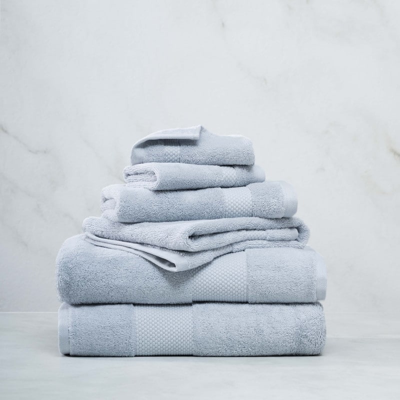 Farm to Home By Micro Cotton 630GSM Towel Set of 6 - Sky