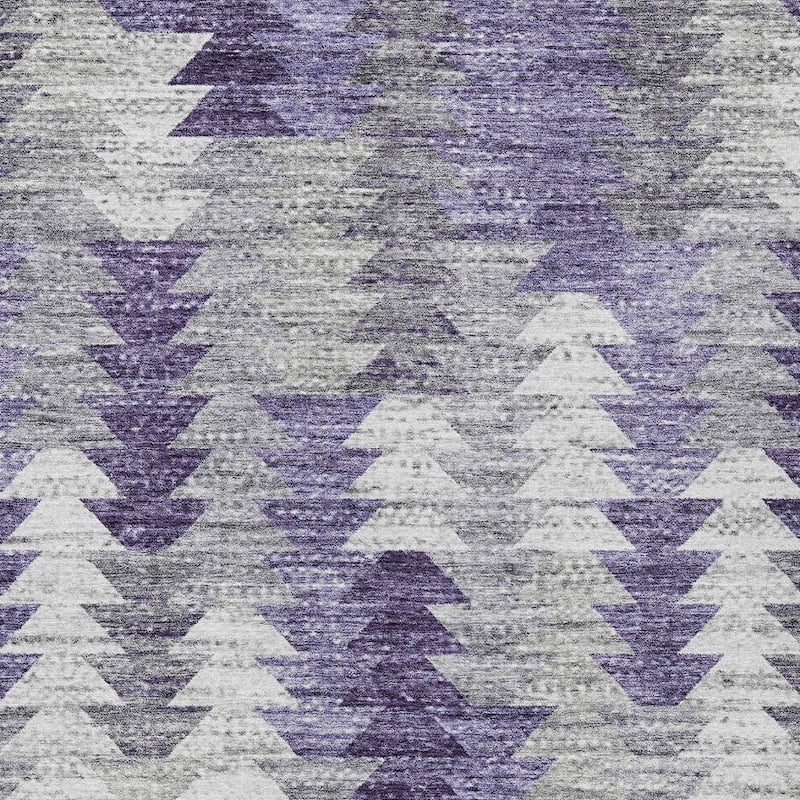 HomeRoots Geometric Transitional Rectangle Outdoor Rug