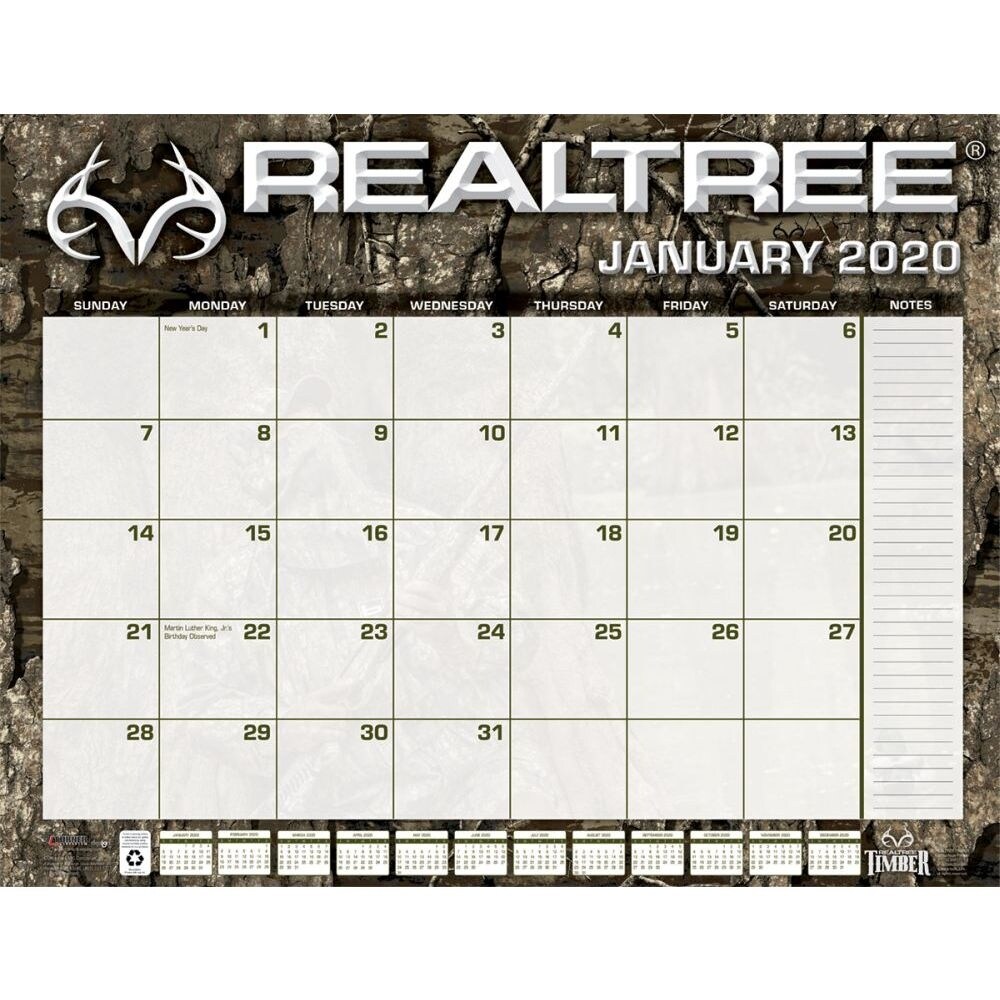 Shop Turner Licensing 2020 Realtree Hidden Hunter Desk Calendar