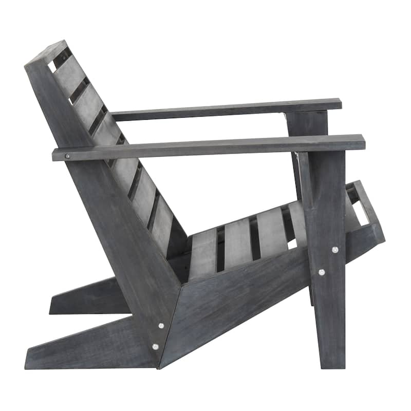 SAFAVIEH Lanty Grey Adirondack Chair - 29.5" W x 31.9" D x 28.4" H