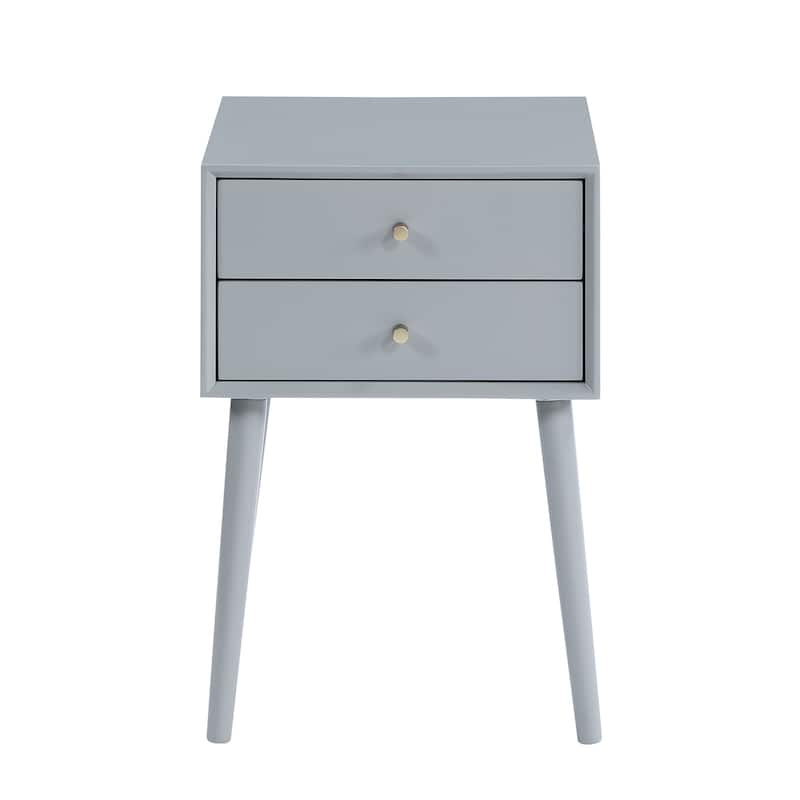 Modern Nightstand with 2-Drawers