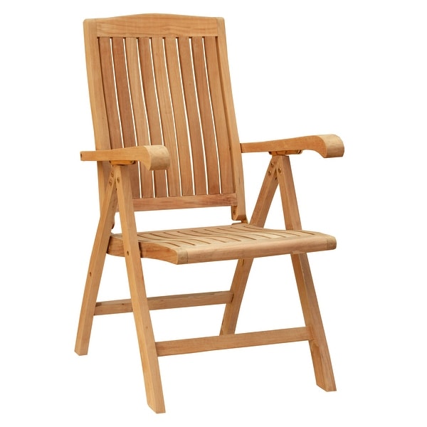 Wooden reclining sales garden chairs