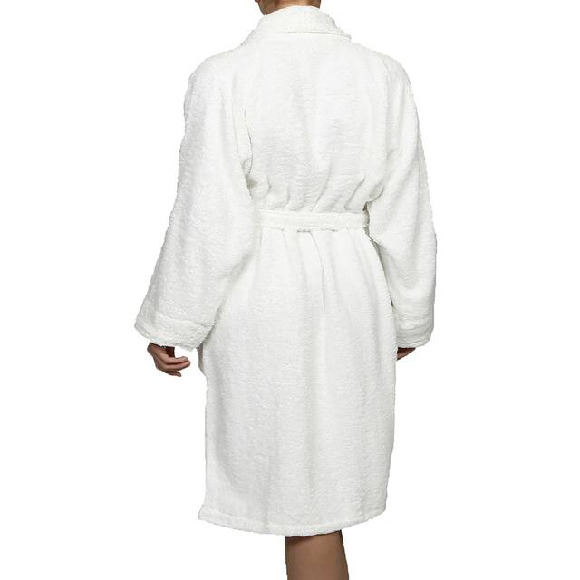 Superior Luxurious 100-percent Combed Cotton Unisex Terry Bath Robe