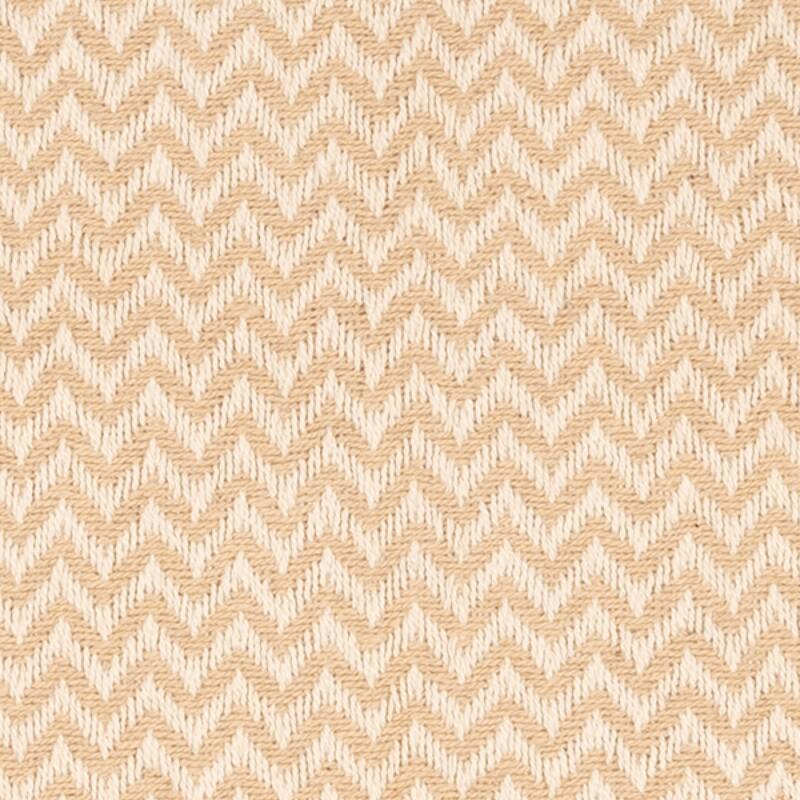 Handwoven Chevron Square Floor Pillow with Fringe - 30" - Tan and Beige