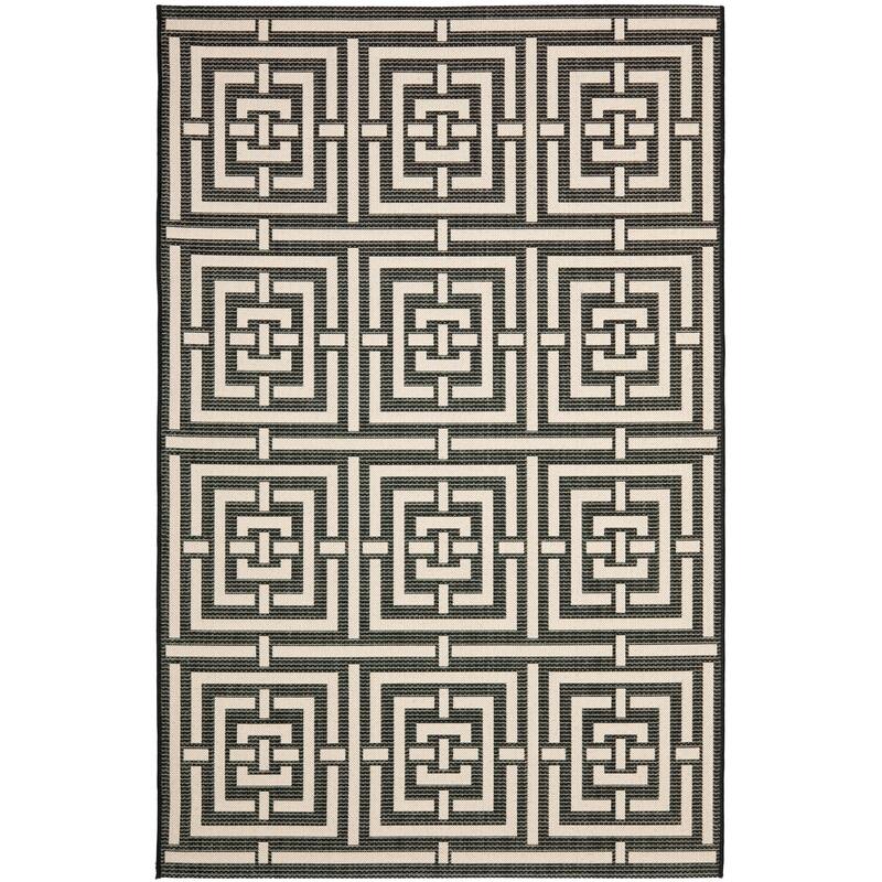 SAFAVIEH Courtyard Ginger Indoor/ Outdoor Waterproof Patio Backyard Rug