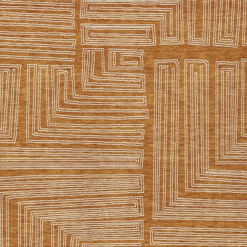 HomeRoots Geometric Transitional Rectangle Outdoor Rug